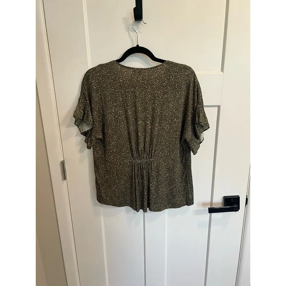 Anthropologie Dolan Blouse‎ | Womens Peplum Top | Size M - Picture 6 of 9